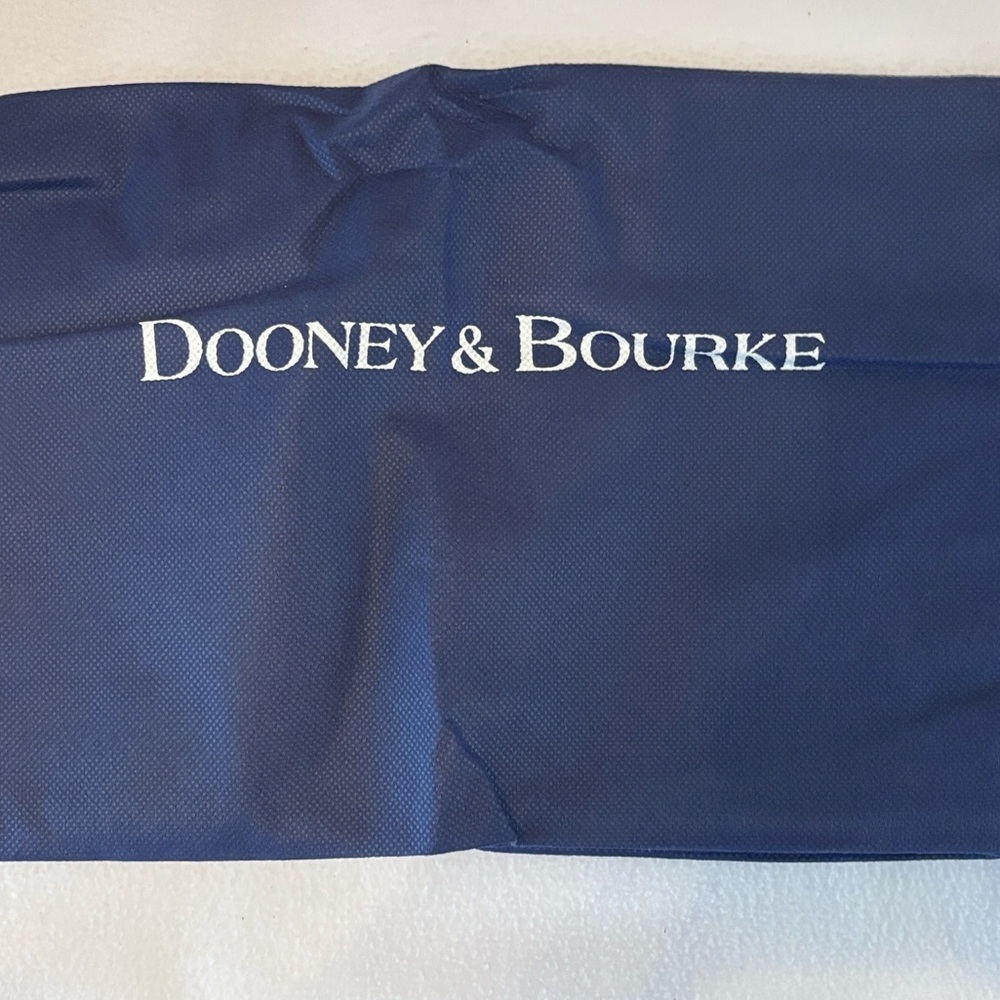 Dooney & Bourke Brown Croc-Embossed Leather Satchel - Picture 8 of 8